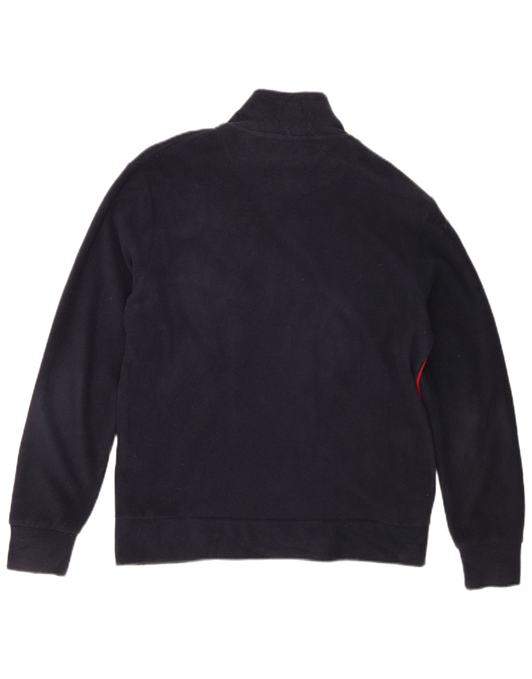 UMBRO Womens Fleece Jacket UK 14 Medium Navy Blue Colourblock Polyester