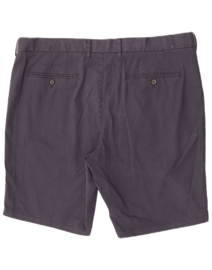Marks & Spencer Short Chino Homme W42 2XL Bleu Marine Coton