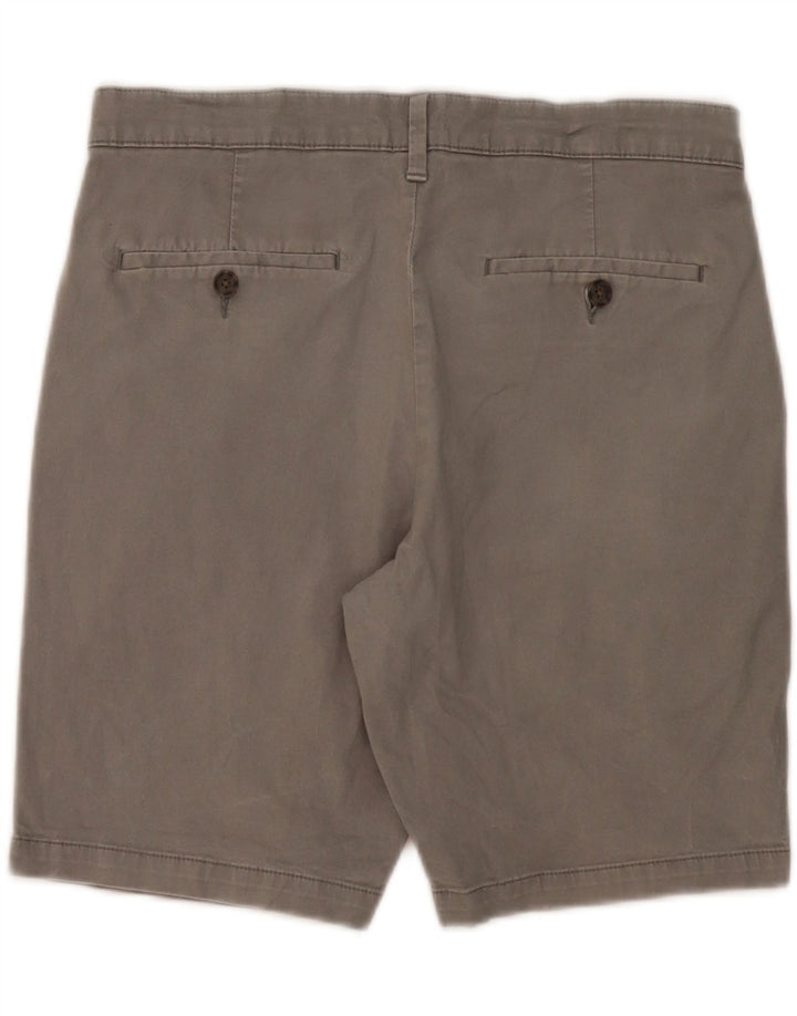 MARKS & SPENCER Short Chino Homme W32 Gris Moyen Coton
