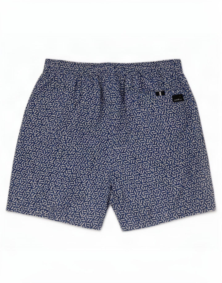 Marks & Spencer Short de bain homme grand bleu géométrique polyester