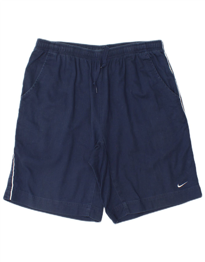 NIKE Short décontracté pour homme XL W37 en coton bleu marine