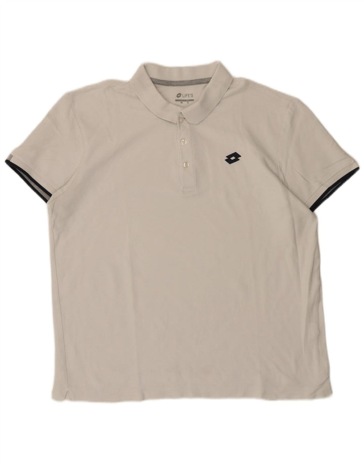 Lotto Polo Life's Homme Blanc XL