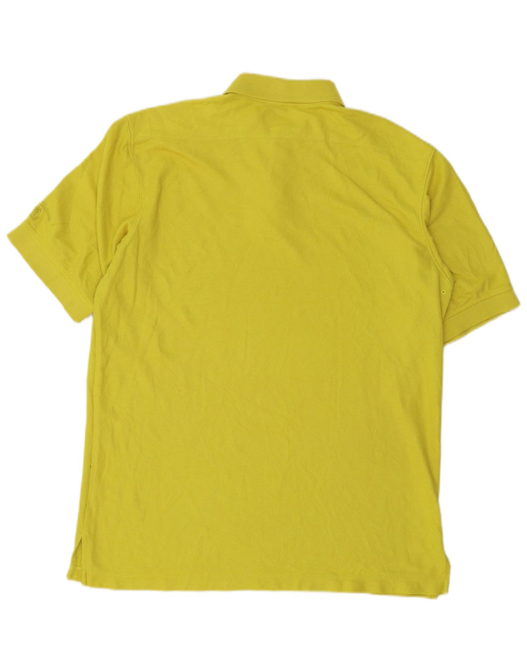 Tommy Bahama Polo Homme Jaune Moyen Coton