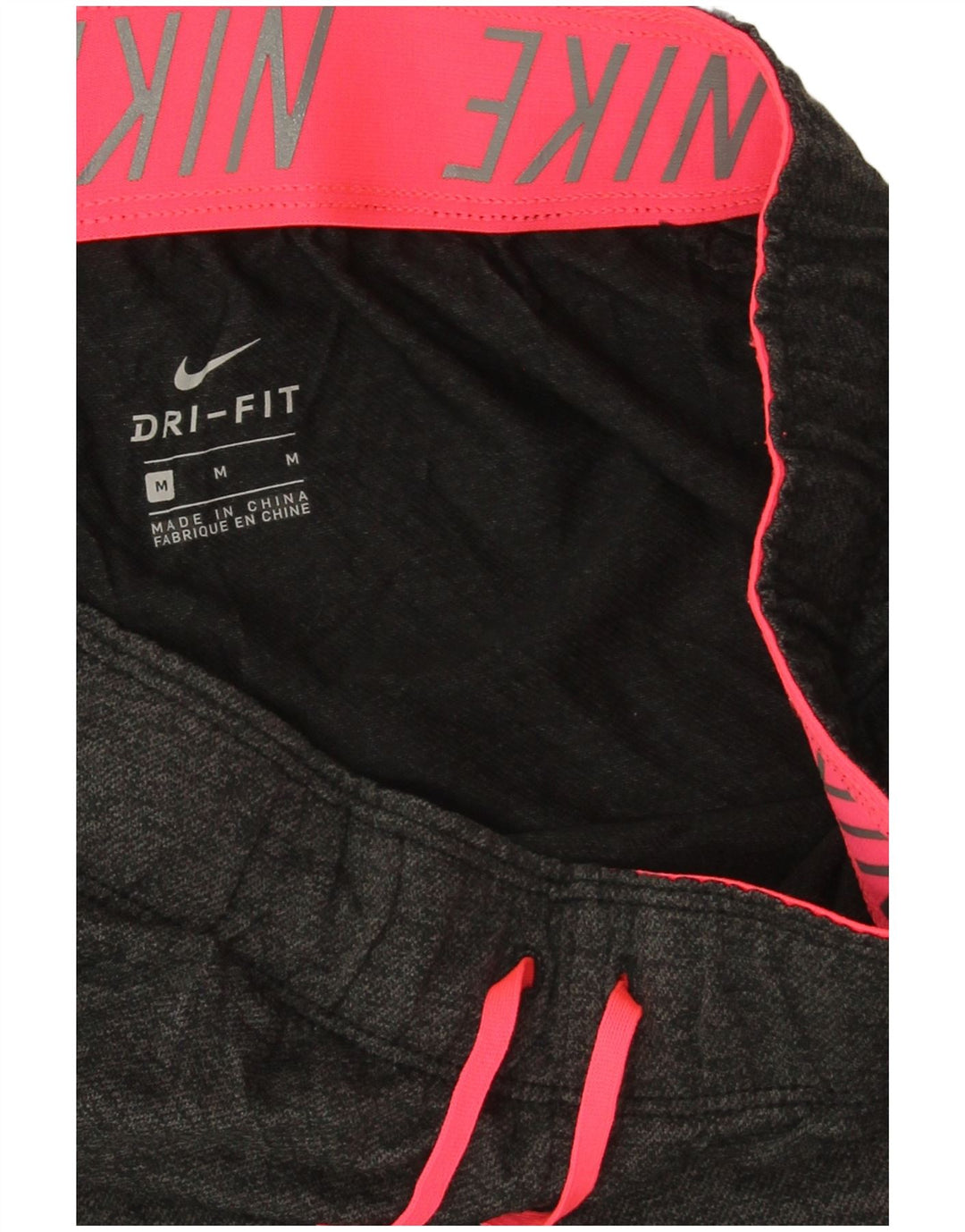 Nike Short de sport Dri Fit pour femme UK 14 Gris moyen Polyester