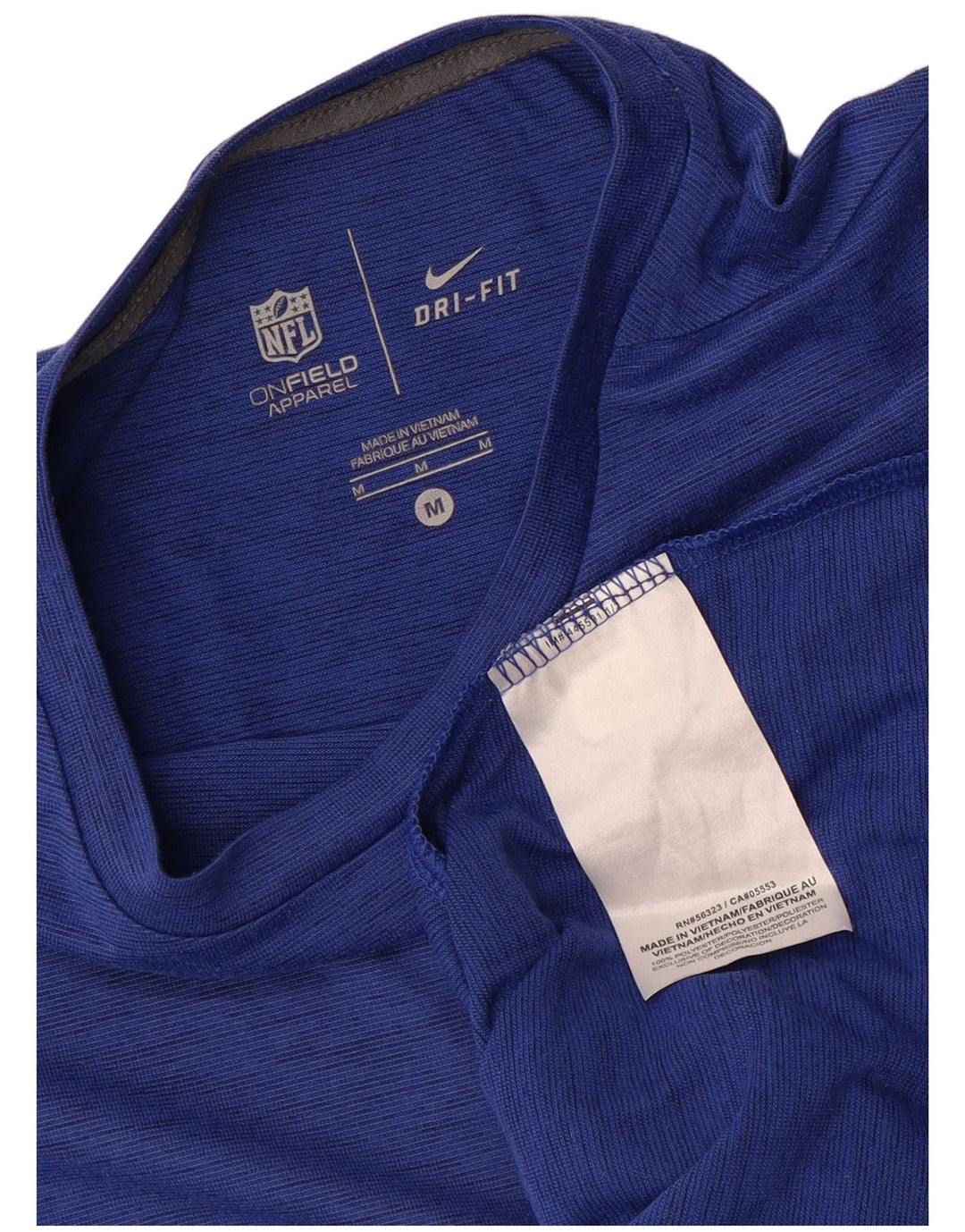 NIKE Homme T-Shirt Graphique Haut Bleu Moyen Polyester
