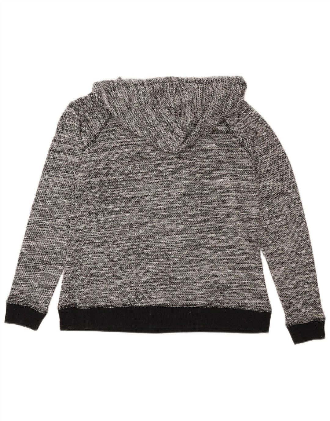 Animal Pull à capuche surdimensionné pour femme UK 10 Petit gris moucheté en polyester