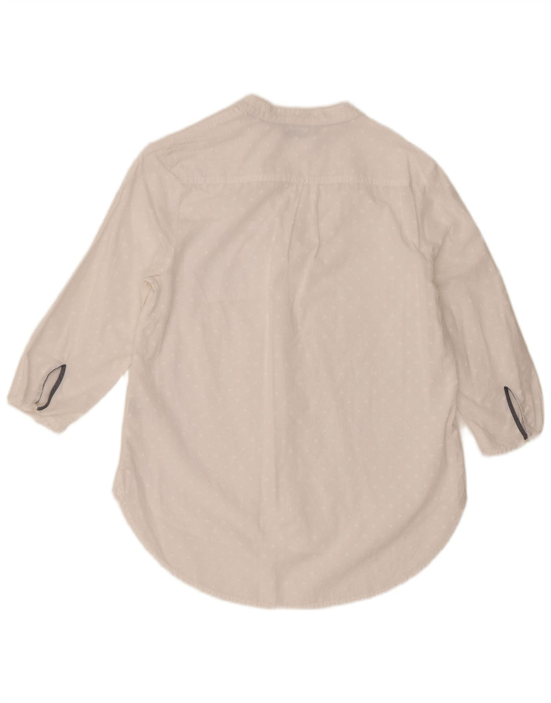 Lee Riders Chemisier à manches 3/4 pour femme UK 14, coton blanc moyen