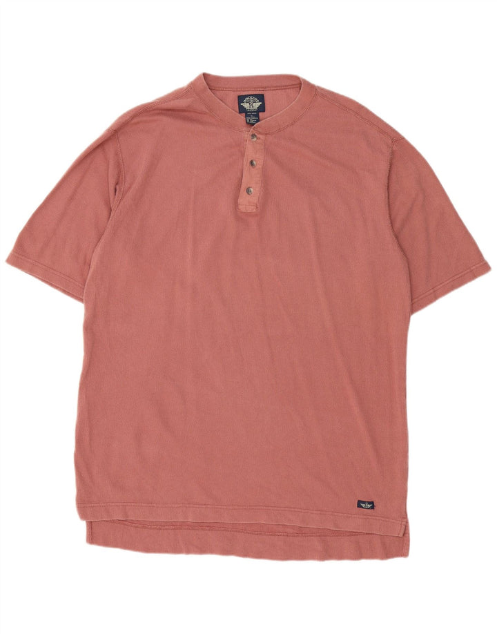 Dockers Polo Homme Large Rose Coton