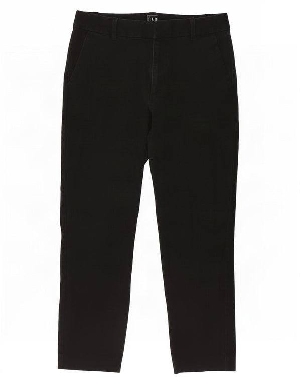 Gap Pantalon court taille haute pour femme US 6 Medium W28 L24 Noir