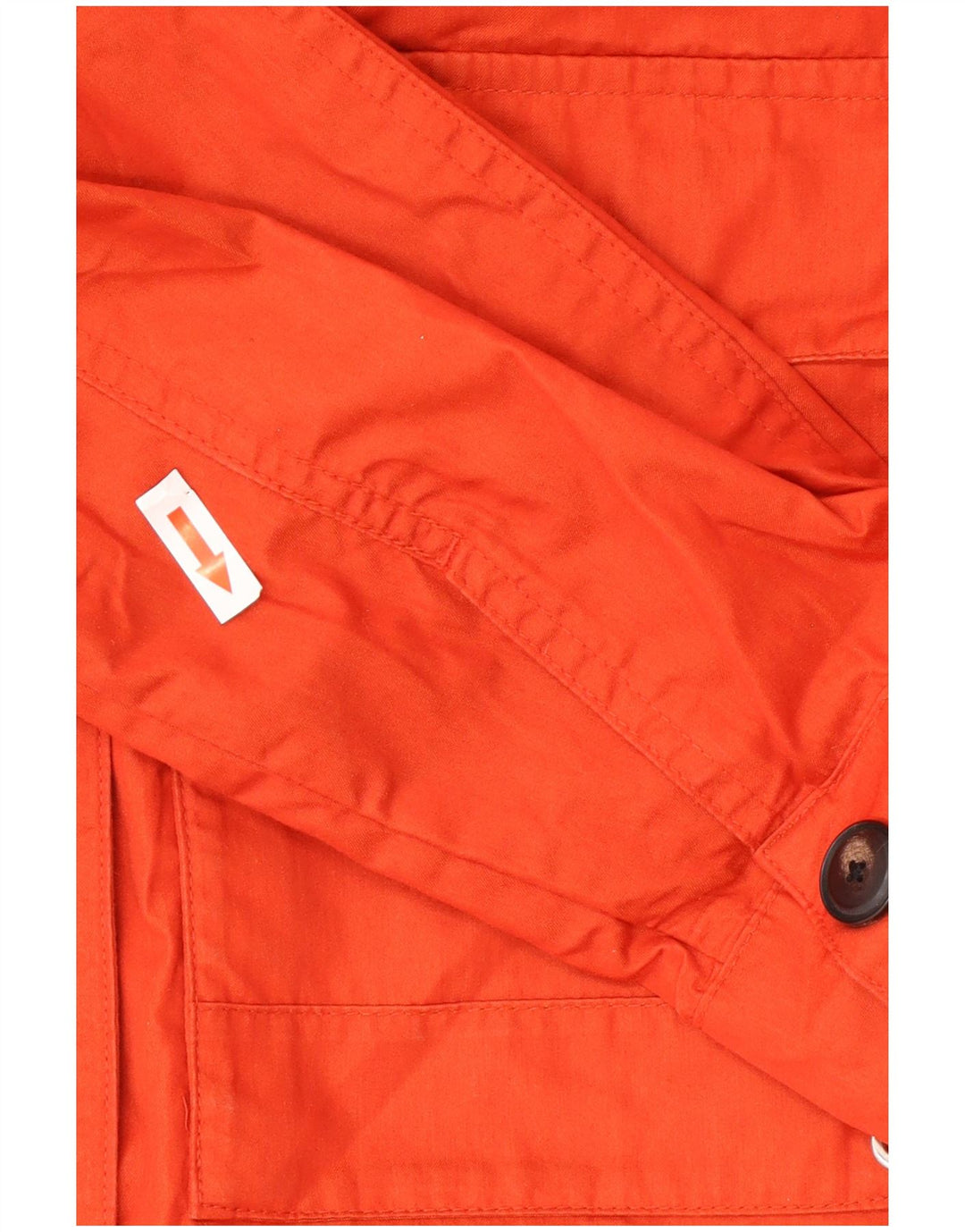 Massimo Dutti Veste bomber à capuche pour femme UK 18 XL Orange Polyester