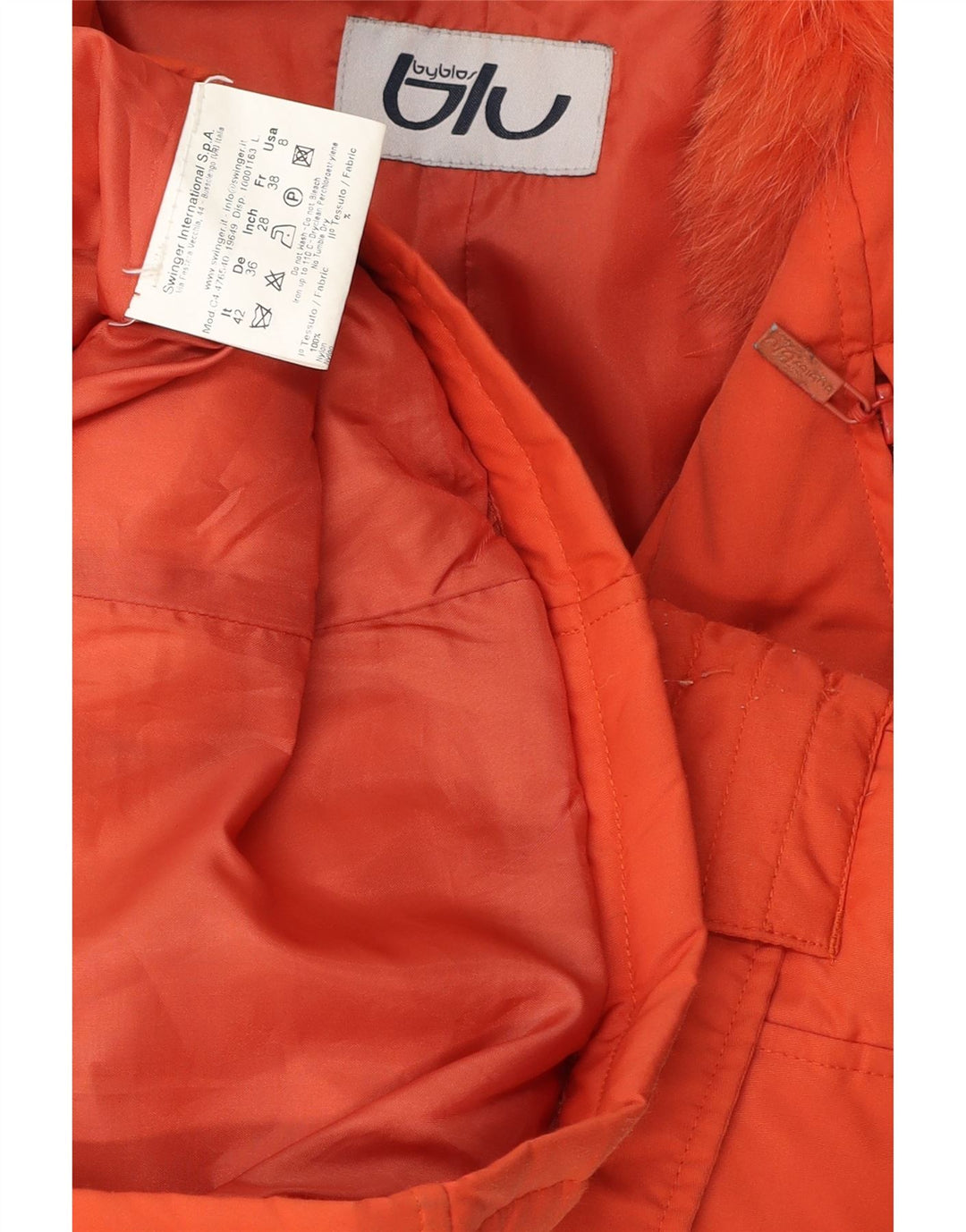 Byblos Veste matelassée femme IT 42 Nylon orange moyen