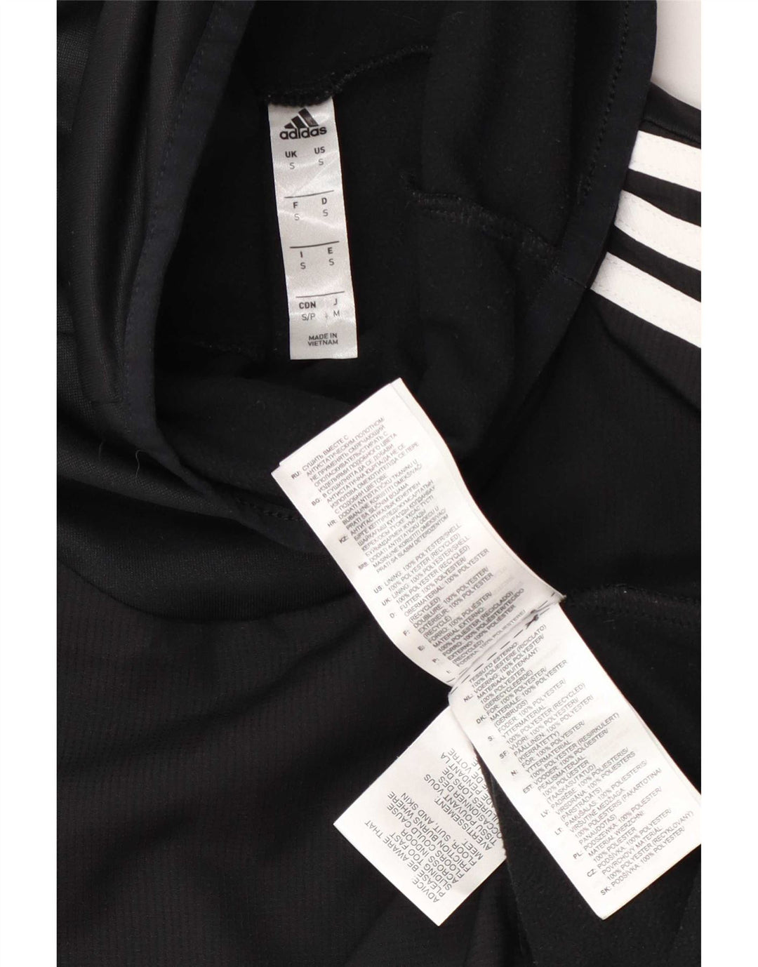 Adidas Hommes Climawarm Pull Survêtement Haut Petit Noir Polyester