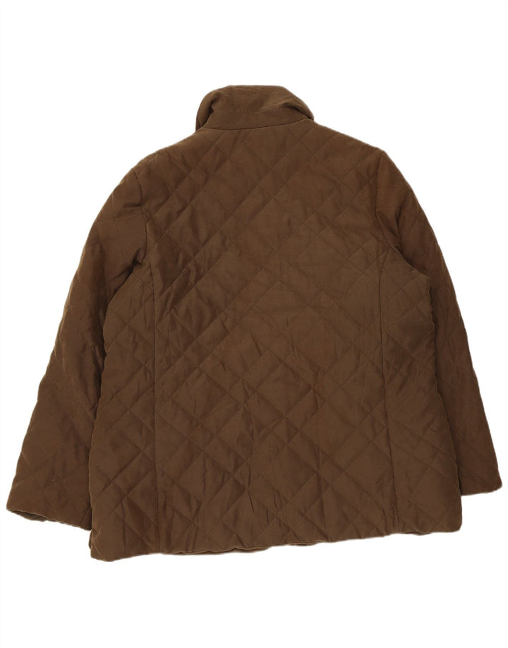Marks & Spencer Veste matelassée pour femme UK 20 2XL Kaki Polyester