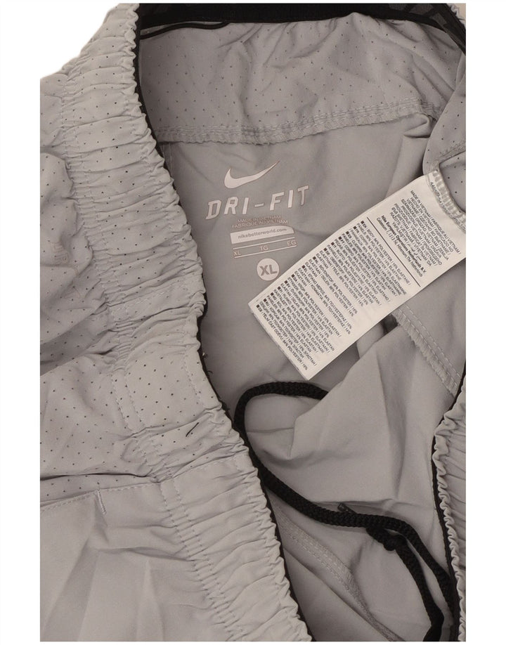 NIKE Short de sport Dri Fit Graphic pour homme XL Gris Polyester