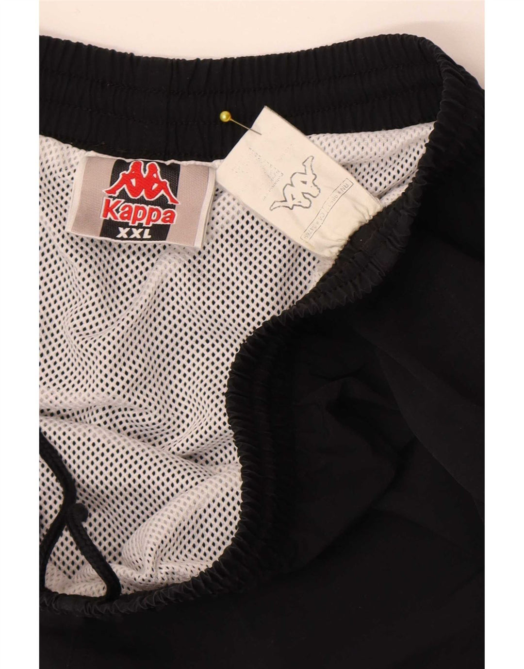 Kappa Short de Bain Homme 2XL Noir Polyamide