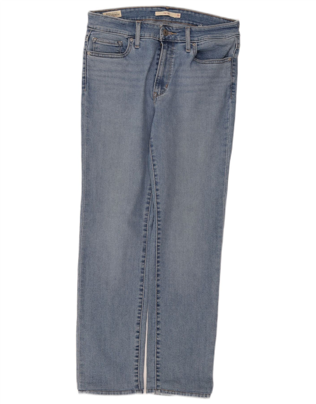 LEVI'S Jean Slim 712 Femme W29 L27 Bleu Coton