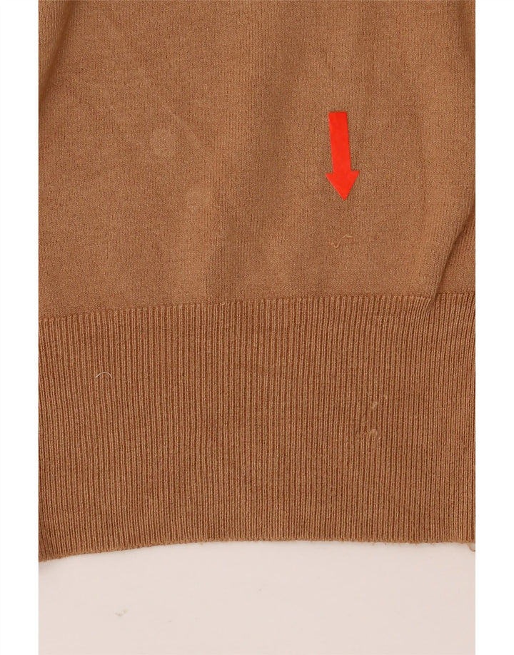 Zara Pull ras du cou pour femme UK 14 Marron moyen