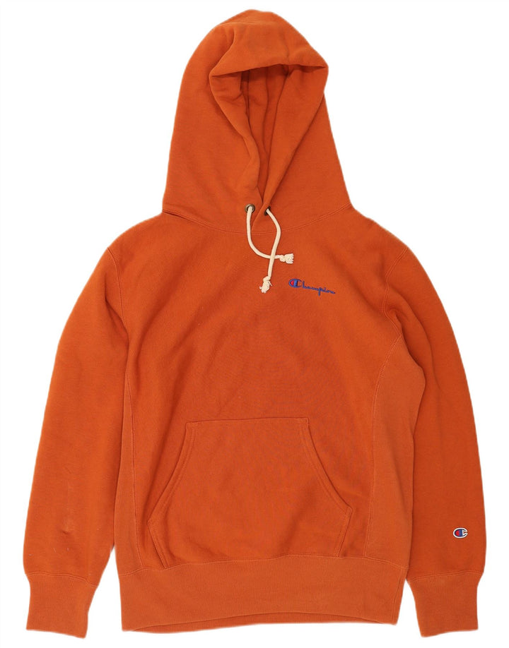 Champion Pull à capuche pour homme Orange moyen