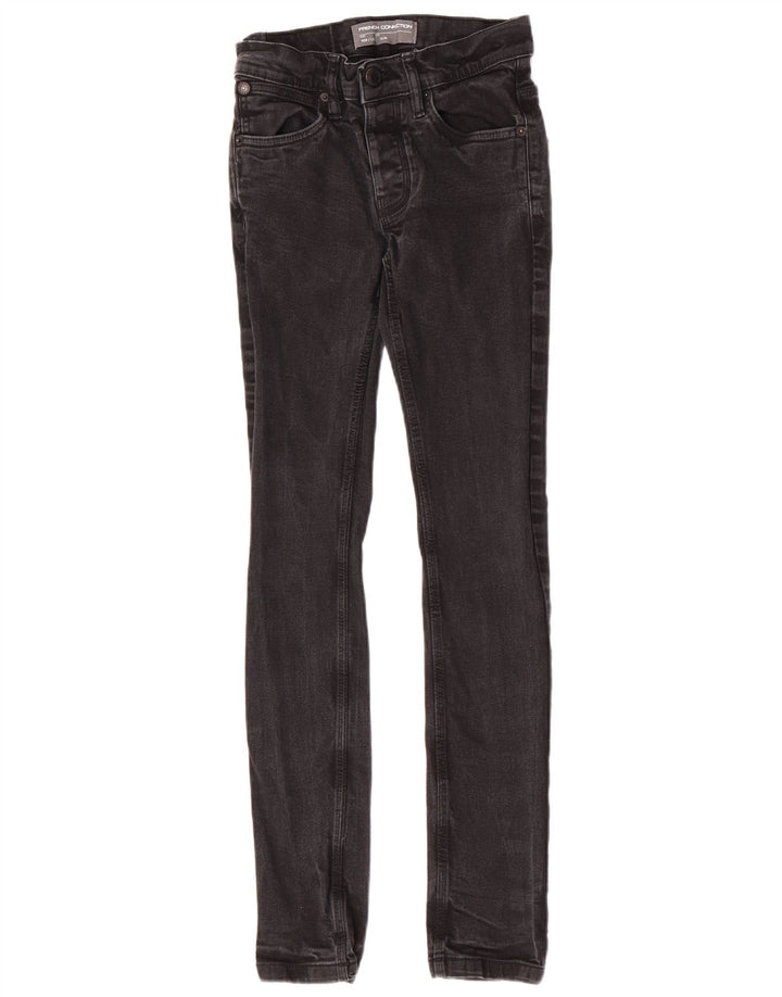 French Connection Jean Slim Homme W28 L32 Noir Coton