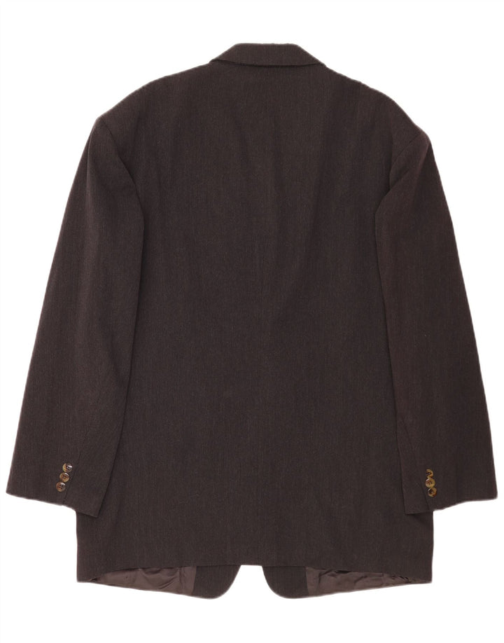 Hugo Boss Veste blazer à 3 boutons pour homme EU 54 2XL Gris laine vierge