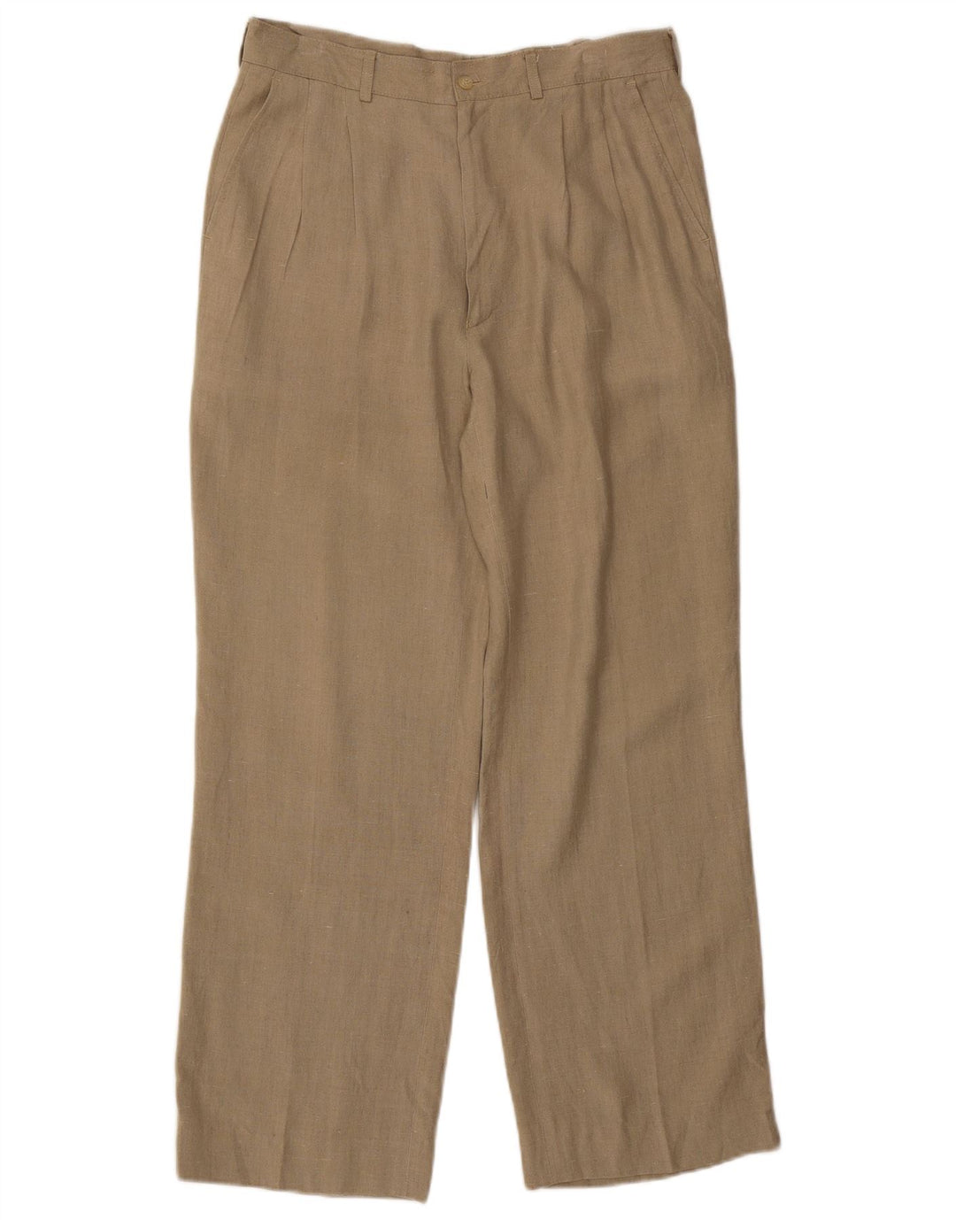 Pantalon Chino Pegged Femme Vintage W30 L28 Beige