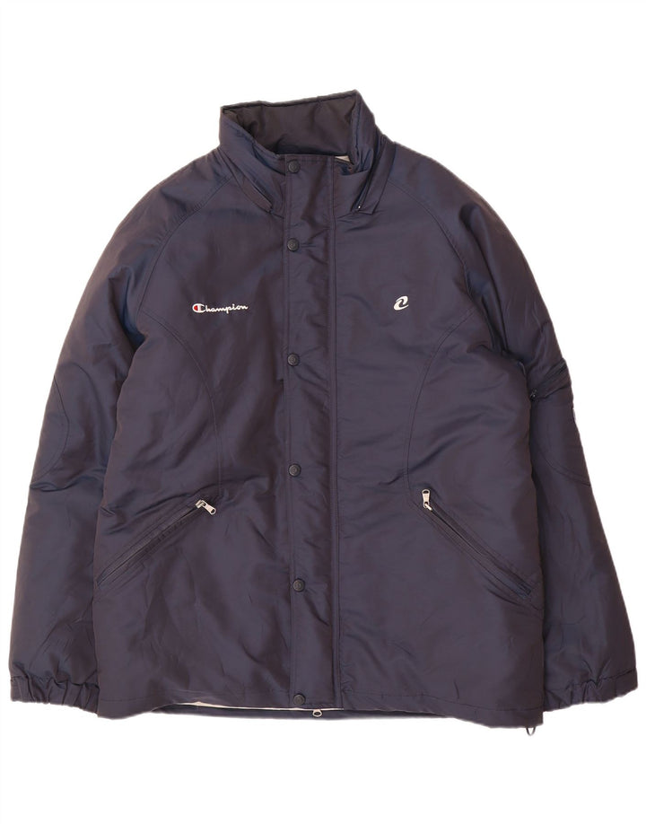 Champion Veste matelassée pour homme UK 36 Small Bleu marine Polyamide