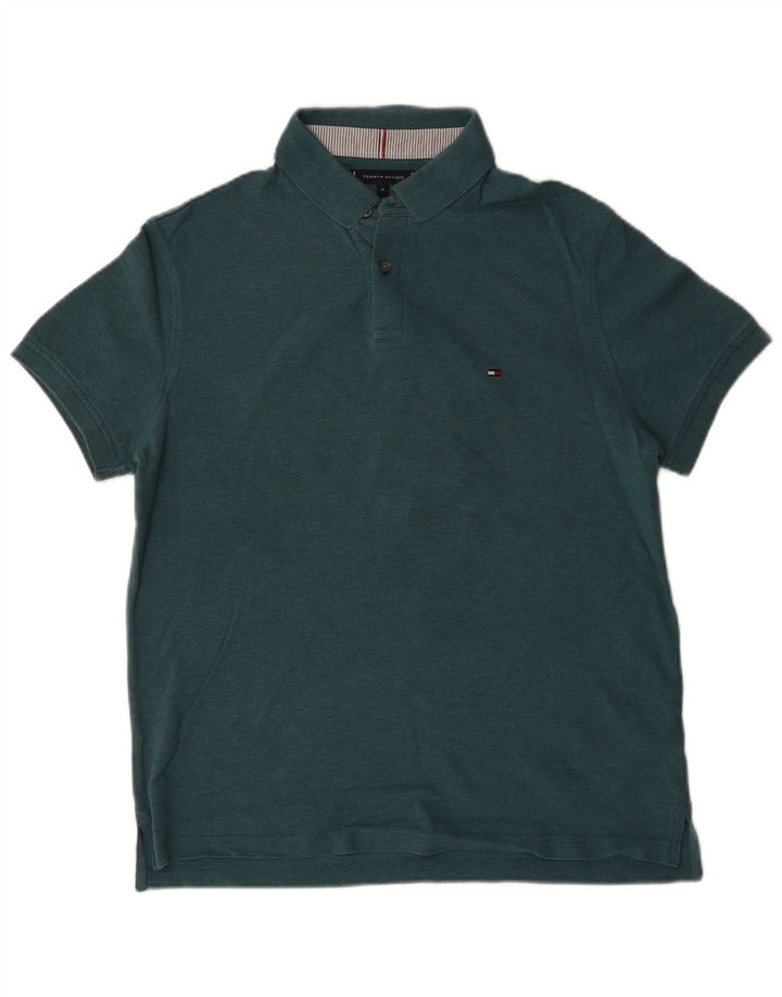 Tommy Hilfiger Polo Homme Bleu Moyen Coton