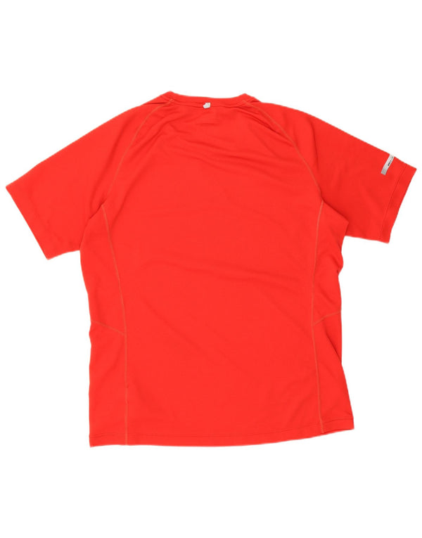 Nike Hommes Dri Fit T-Shirt Haut Large Rouge Polyester