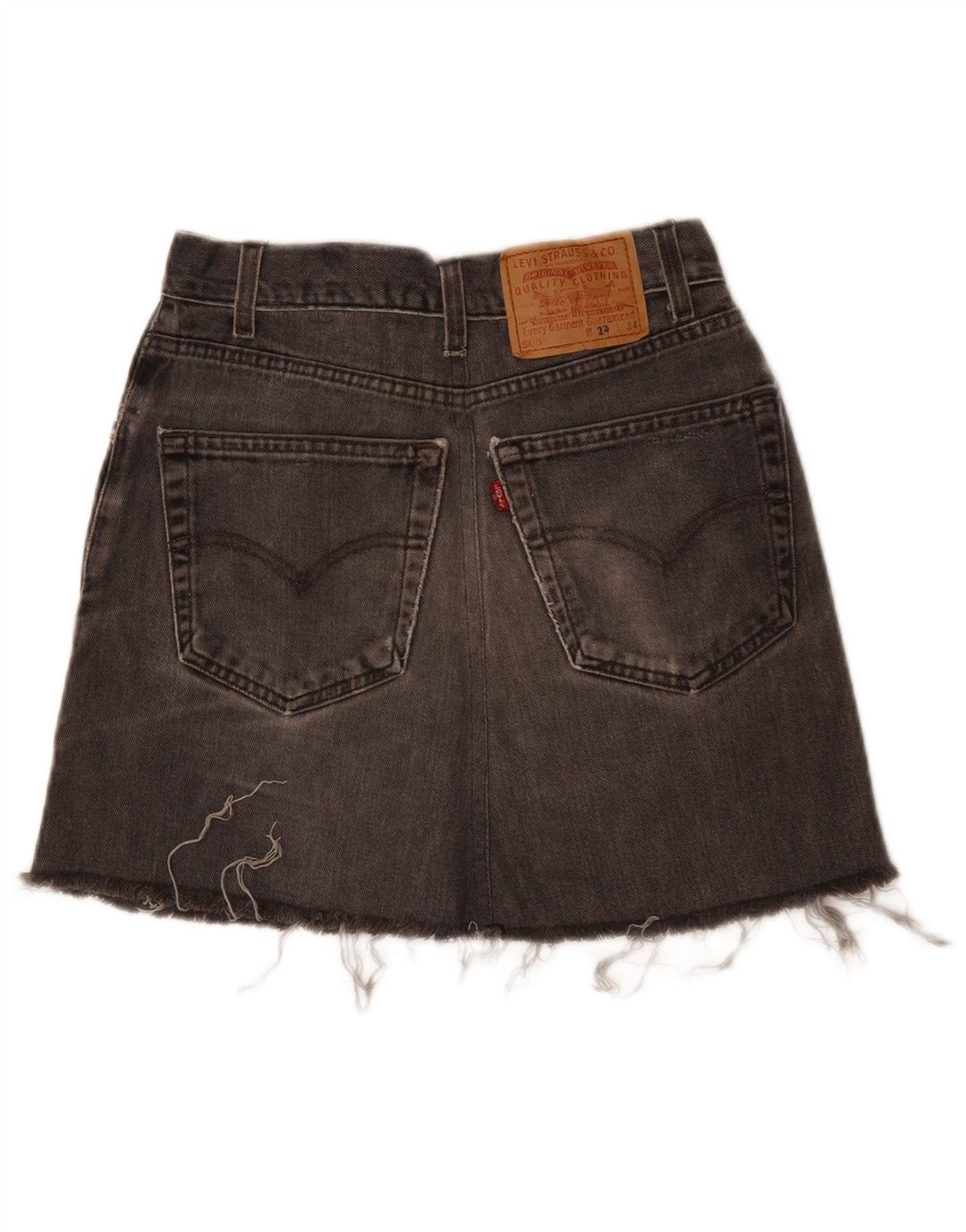 Levi's Jupe en Jean 503 Femme W24 XS Gris