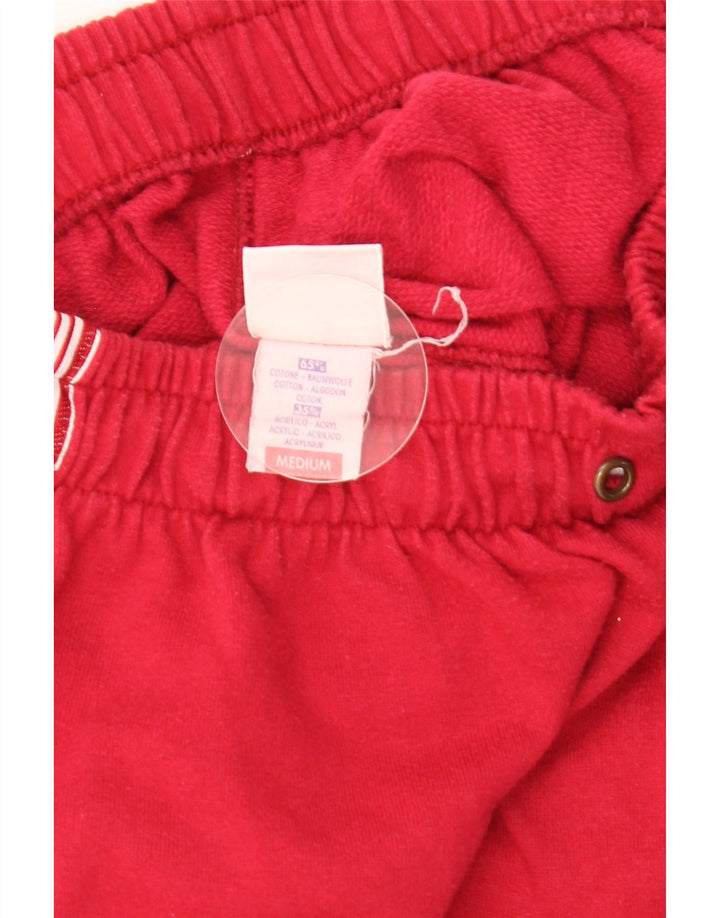 Champion Pantalon de survêtement graphique pour femme UK 12 Medium Red Colourblock