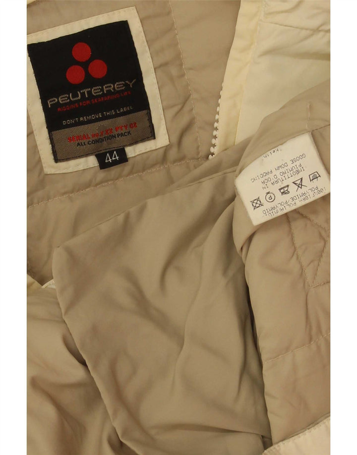 PEUTEREY Veste matelassée IT 44 Medium Off White Polyamide Femme