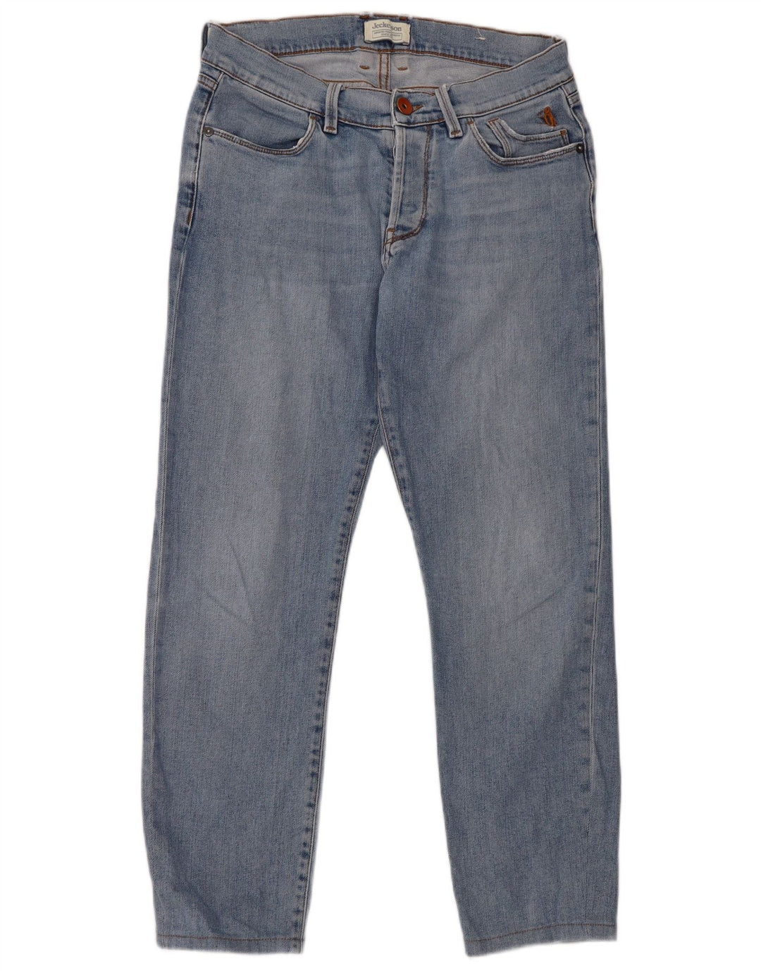 Jeckerson Jean droit femme W29 L27 bleu coton