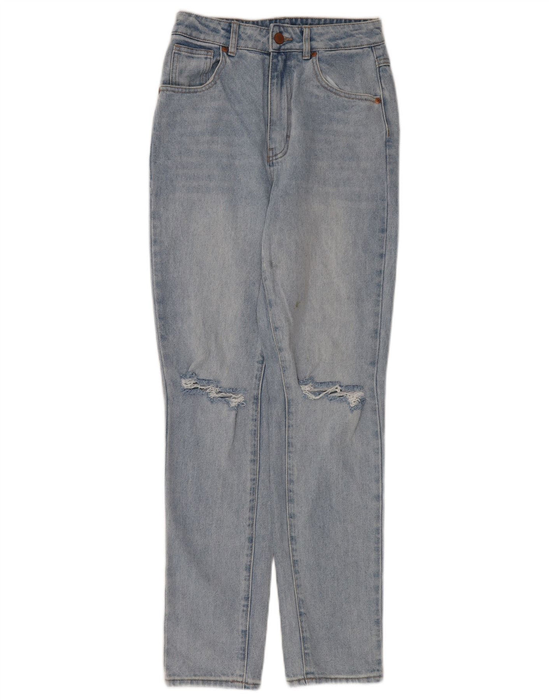 Roxy Jean taille haute effet vieilli pour femme W26 L30 Bleu Coton