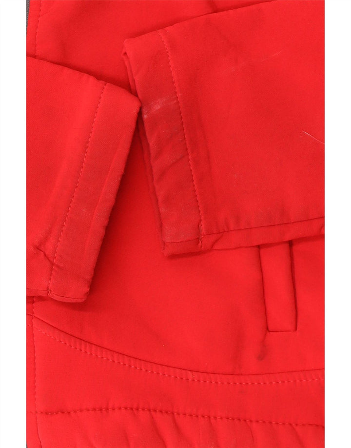 MOUNTAIN WAREHOUSE Veste coupe-vent à capuche pour garçon 12-13 ans Rouge