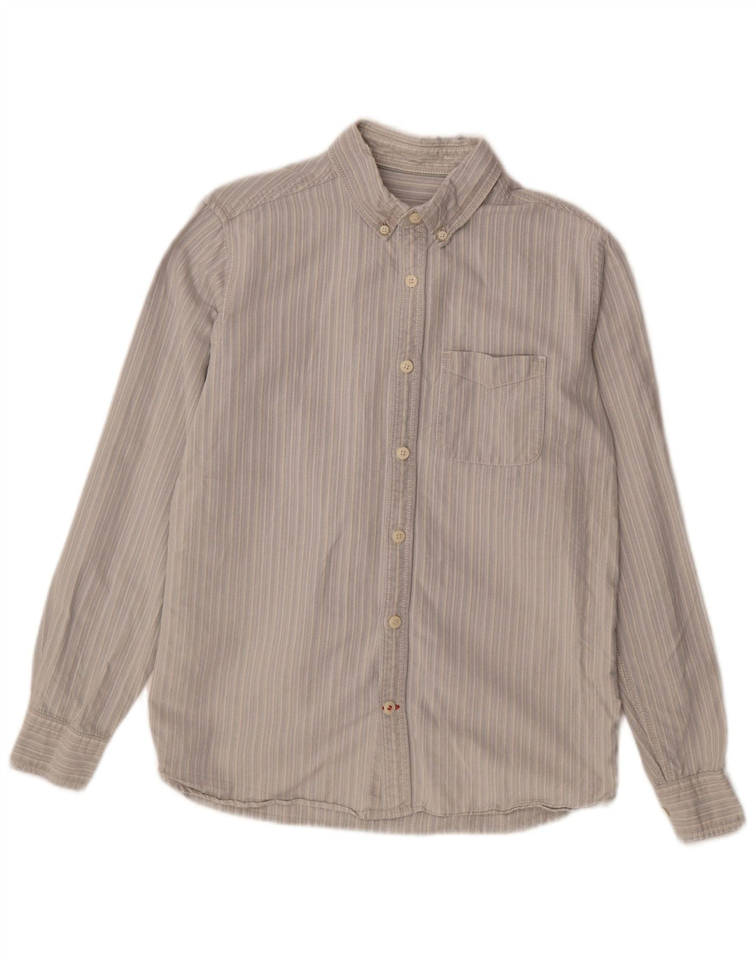 Chemise Homme Fat Face Small Gris Rayé Coton
