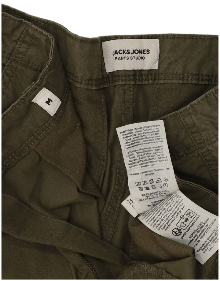 Jack & Jones Short Cargo Homme Medium W32 Kaki Coton