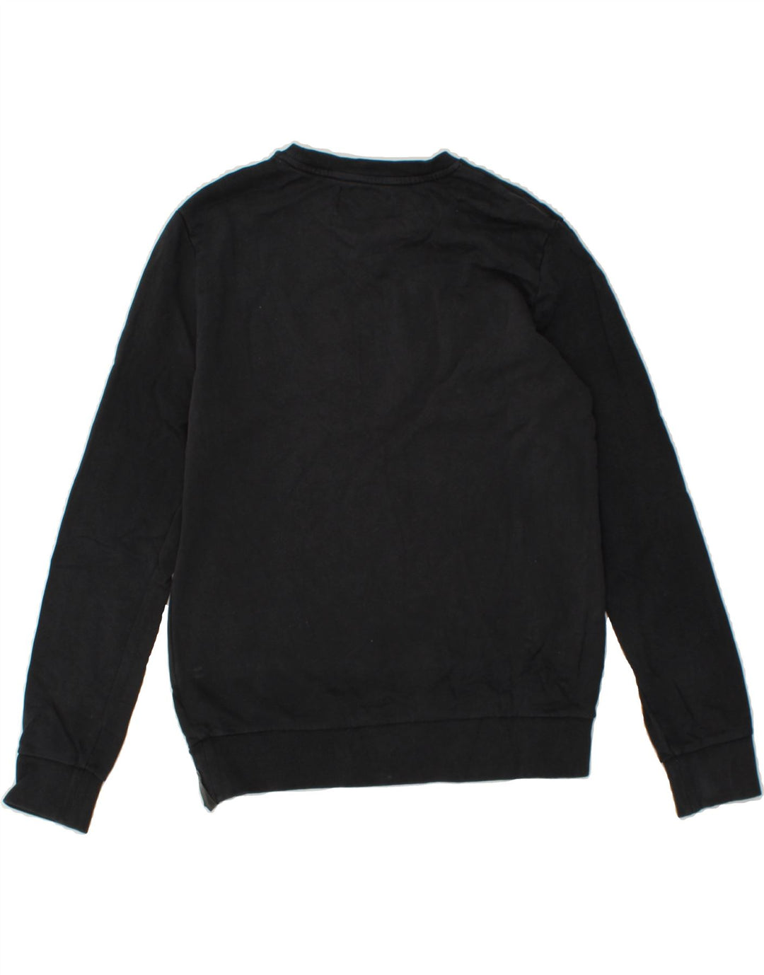 CALVIN KLEIN JEANS Womens Graphic Sweatshirt Jumper UK 14 Medium Black Vintage Calvin Klein Jeans and Second-Hand Calvin Klein Jeans from Messina Hembry 