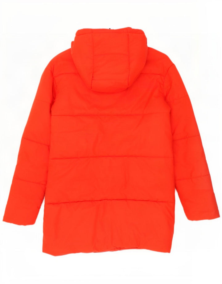 Nike Manteau matelassé réversible surdimensionné pour femme UK 10 Petit Orange