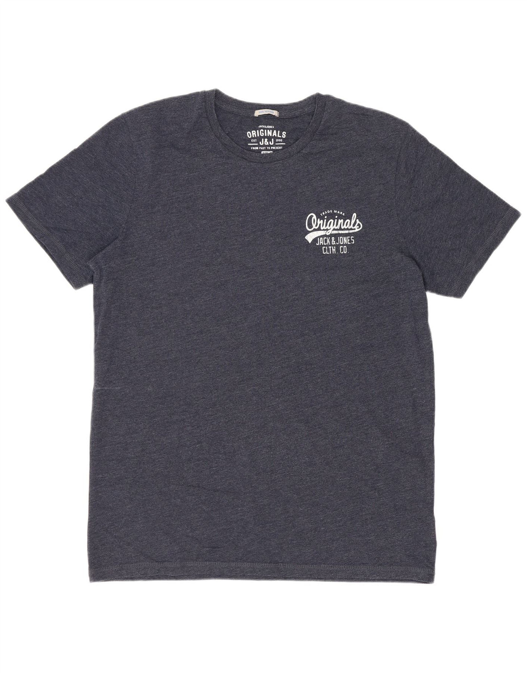 Jack & Jones T-Shirt Homme Bleu Marine Moyen Coton