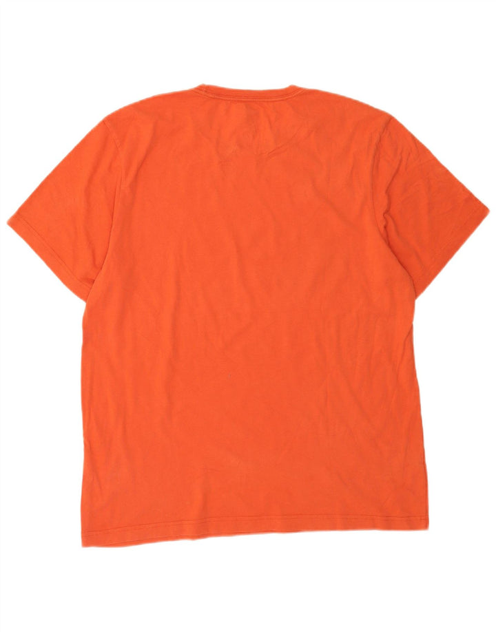 Levi's T-Shirt Graphique Homme Large Orange Coton
