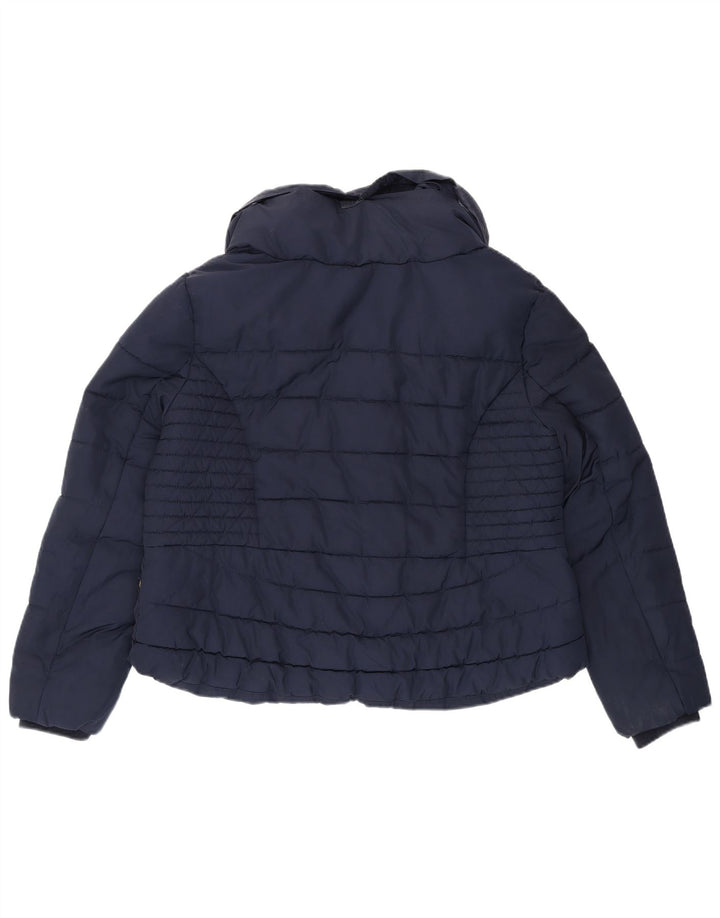 Marks & Spencer Veste matelassée pour femme UK 16 Large Bleu Marine Polyester
