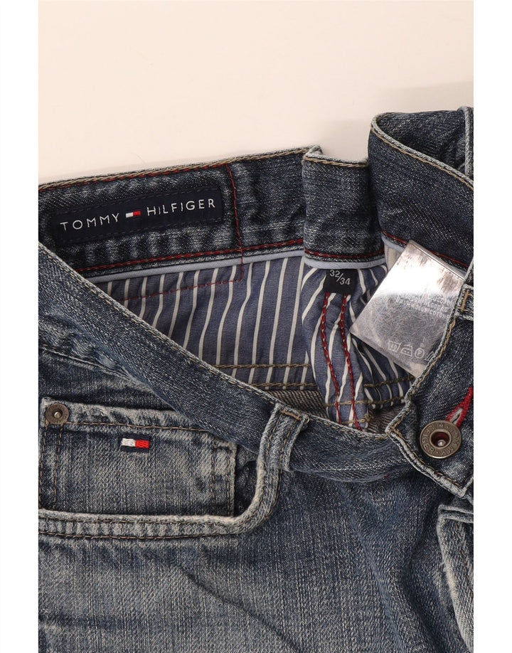 Tommy Hilfiger Short en Jean W32 Homme Bleu Moyen Coton