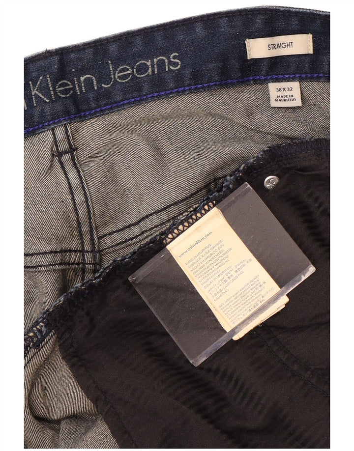 Calvin Klein Jean droit homme W38 L32 bleu marine