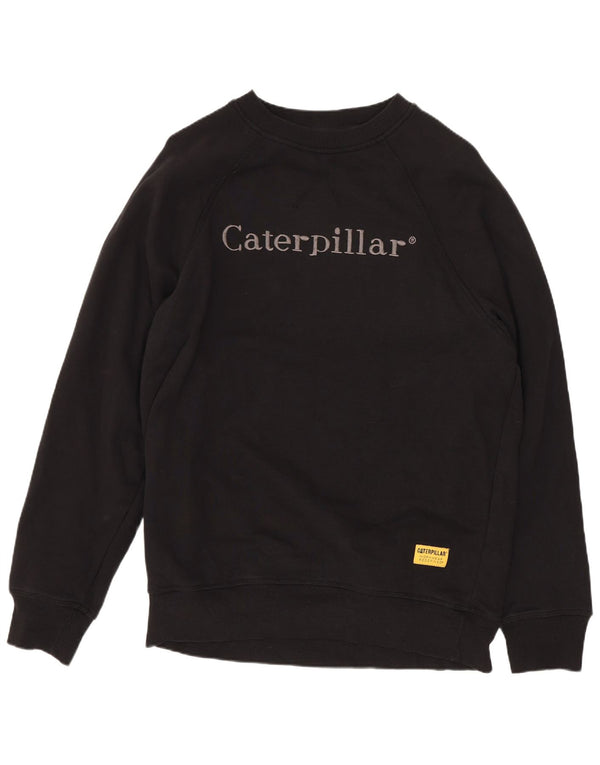 Caterpillar Sweat-shirt graphique pour homme en coton noir moyen