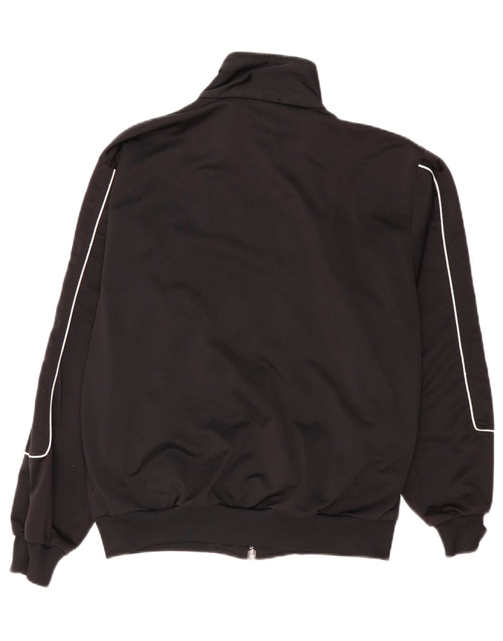 Kappa Veste de Survêtement Homme Noir Moyen Polyester