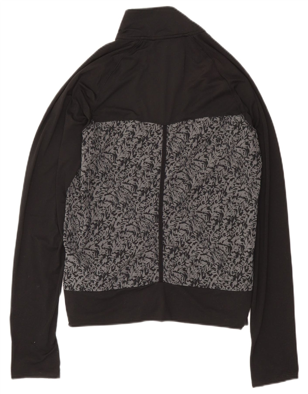 Adidas Veste de survêtement à motif abstrait pour femme UK 10 Petit Noir