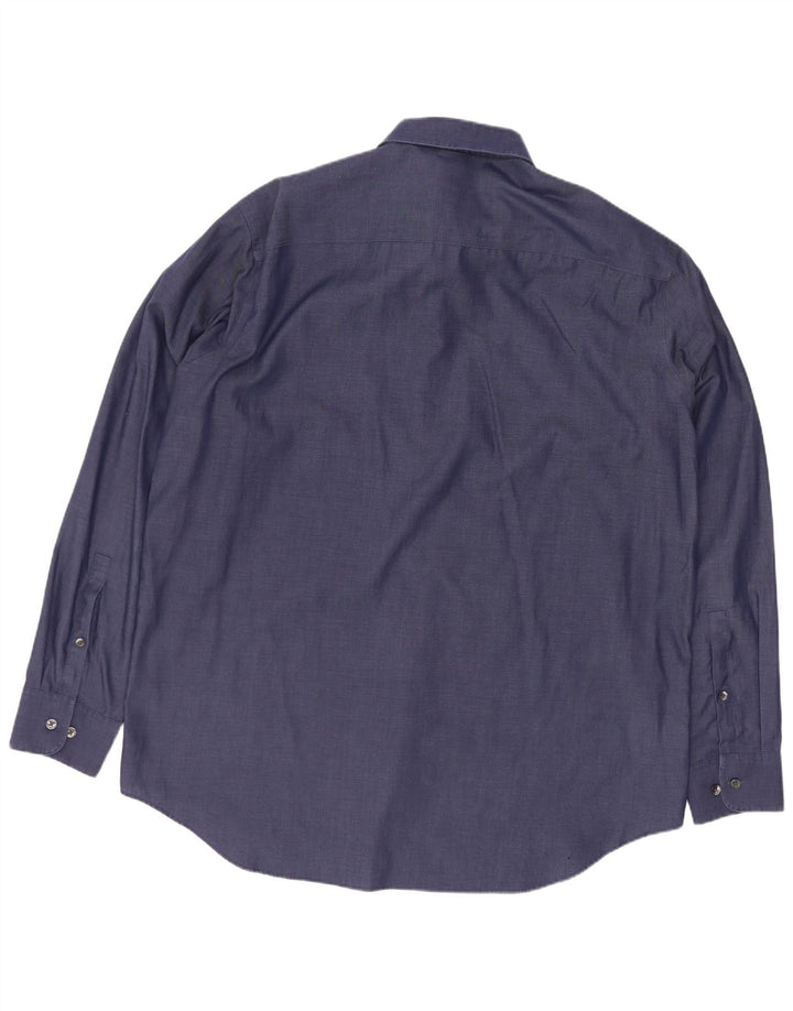 Calvin Klein Chemise coupe régulière pour homme Taille 16 1/2 Grand Bleu marine