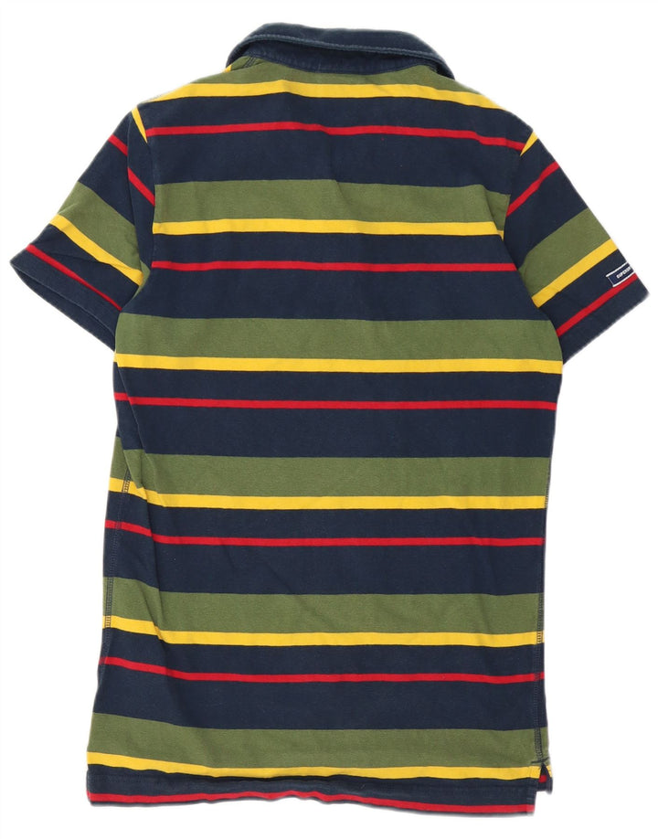 Superdry Polo Homme Petit Coton Rayé Multicolore