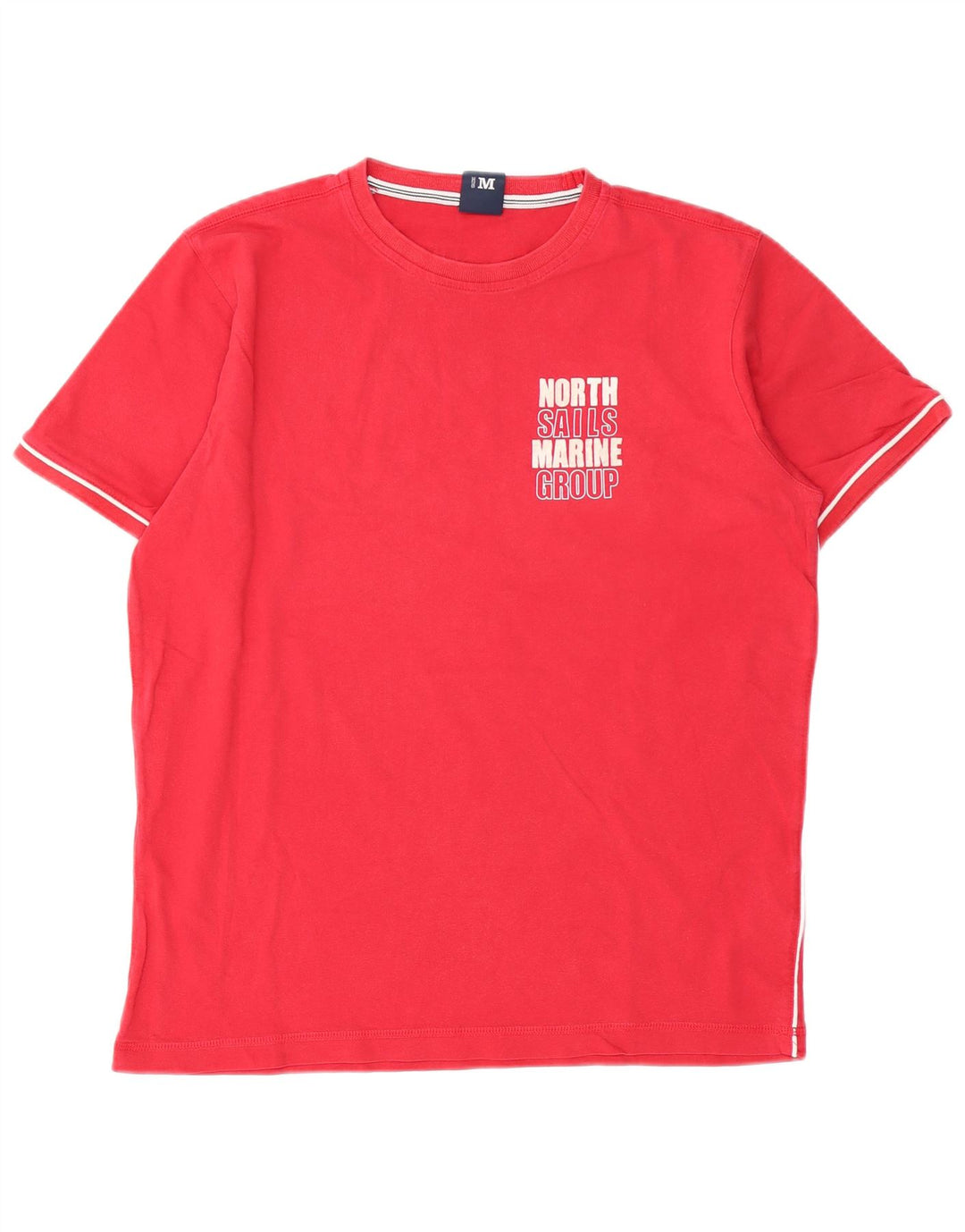 North Sails T-Shirt Graphique Homme Rouge Moyen Coton