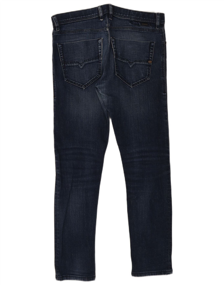 Diesel Jean Slim Homme W32 L28 Bleu Marine Coton